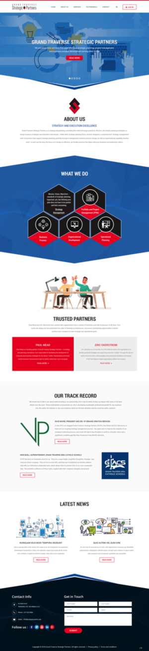 Web Design by pb for Grand Traverse Strategic Partners | Design: #17907257