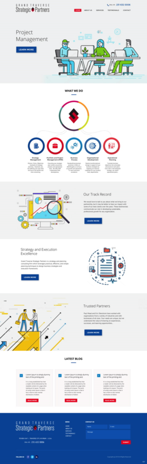 Web Design by pb for Grand Traverse Strategic Partners | Design: #17915963