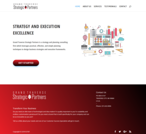 Web Design by CharaFathimalil for Grand Traverse Strategic Partners | Design: #17896746