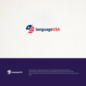 LanguageUSA | Logo Design by ideaz2050
