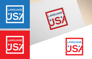 LanguageUSA | Logo Design by Juli creation