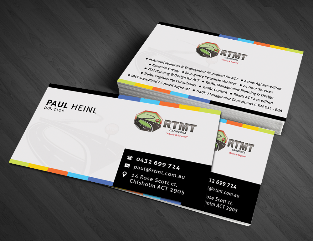 Business Card Design by  Artman for this project | Design #2782104