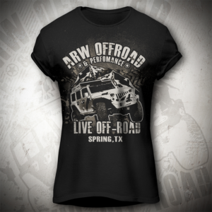 ARW Offroad & Performance giveaway t-shirt | Diseño de Camiseta por Jonya