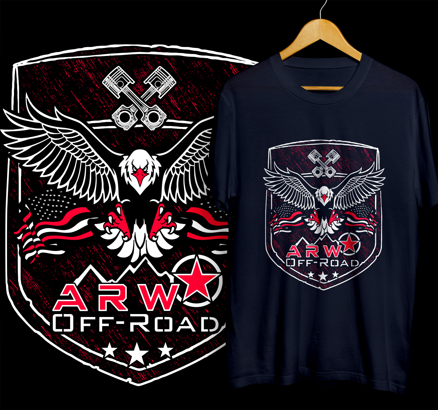T-shirt Design by 99.degree for ARW Offroad & Performance | Design #17935172