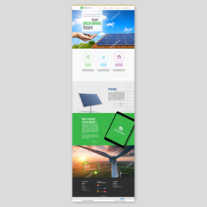Web Design by Logo Parlor for The Green Miner | Design: #17931382