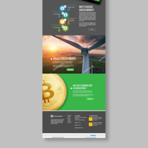 Web Design by Logo Parlor for The Green Miner | Design: #17939600