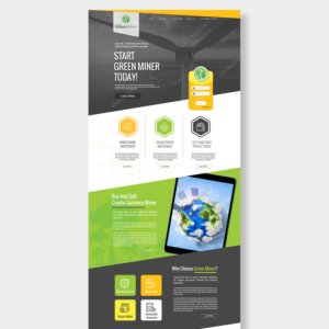 Web Design by Logo Parlor for The Green Miner | Design: #17946677