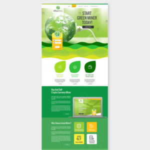 Web Design by Logo Parlor for The Green Miner | Design: #17948106