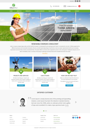 Web Design by Brajpal Freelance Website Designer for The Green Miner | Design: #17902456