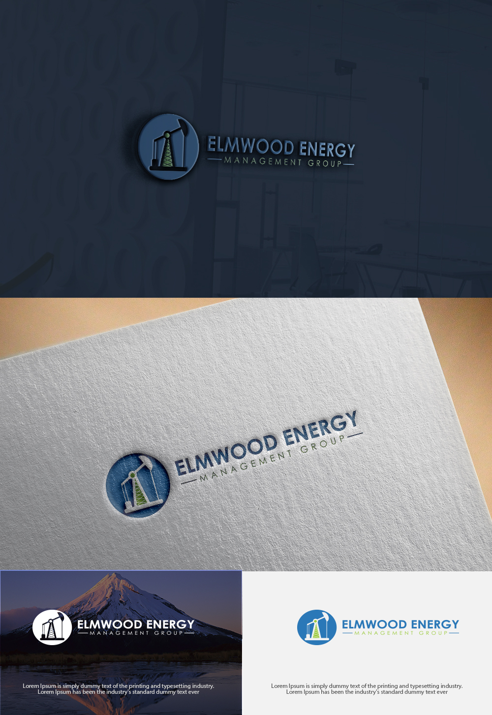 Logo Design by dr ghulam mustafa sahab for Elmwood Energy Managment Group | Design #17899014