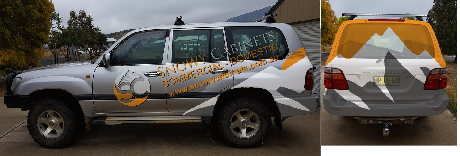 Car Wrap Design by christarad for Snowy Cabinets | Design #17918236