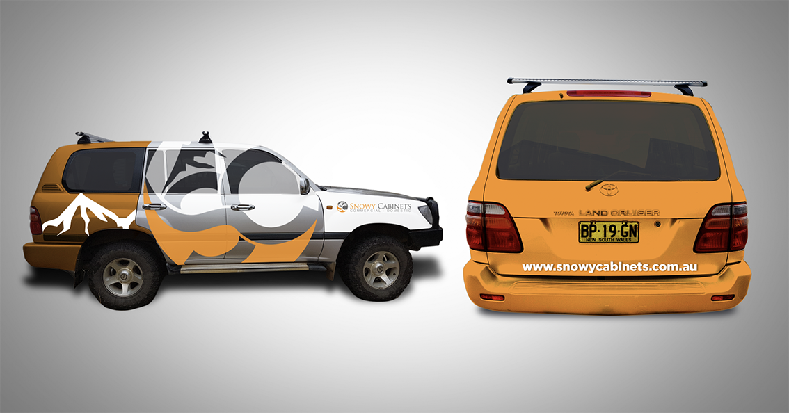Car Wrap Design by medi122 for Snowy Cabinets | Design #17913341