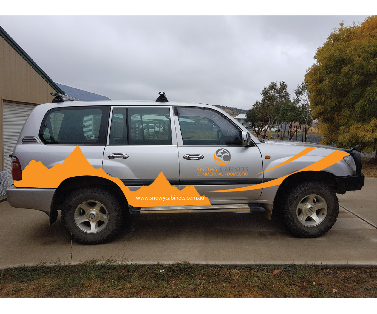 Car Wrap Design by Isnah Logo for Snowy Cabinets | Design #17897238