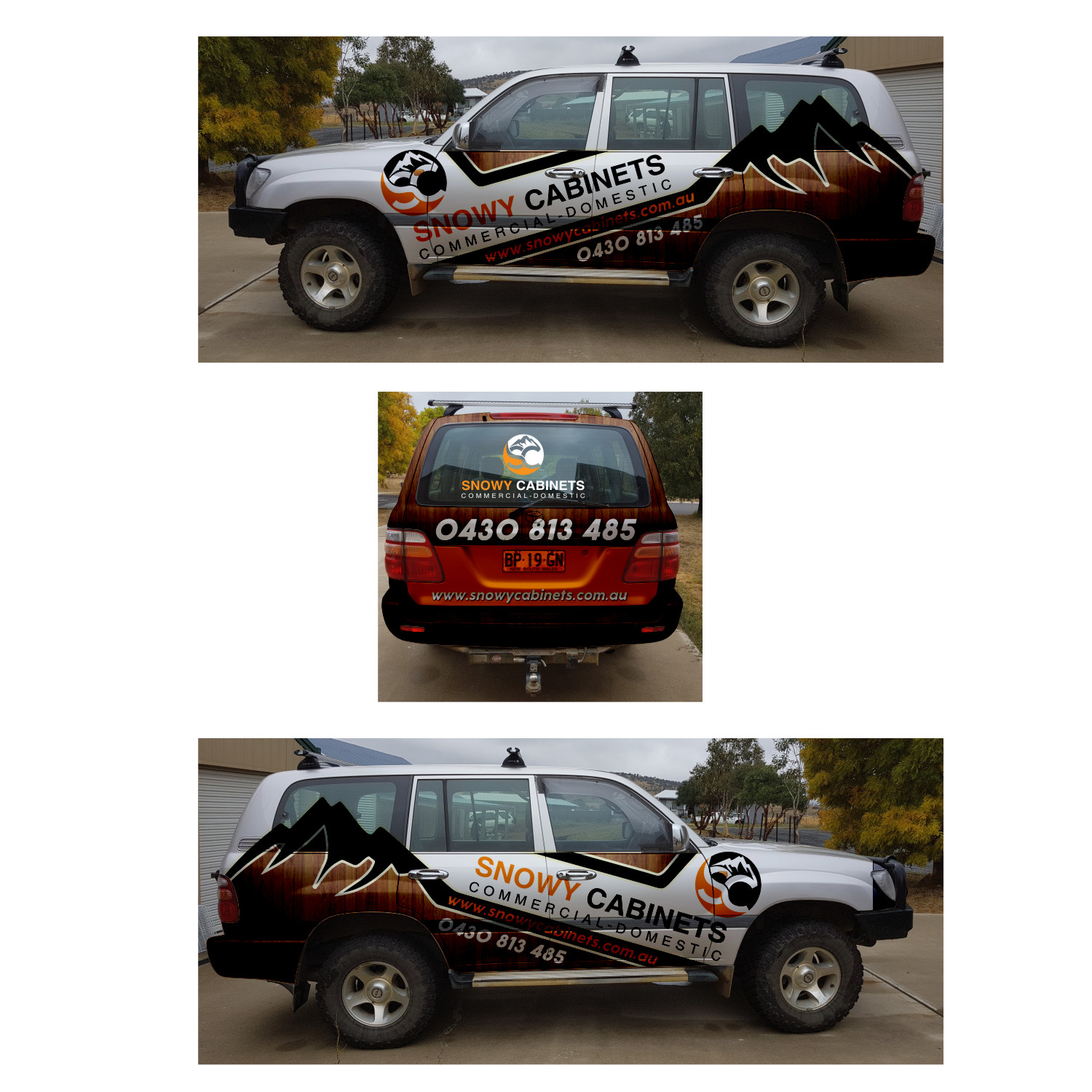 Car Wrap Design by DG+ for Snowy Cabinets | Design #17897527
