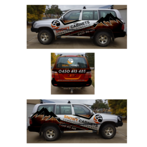 Car Wrap Design by DG+ for Snowy Cabinets | Design: #17897527
