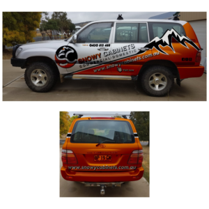 Car Wrap Design by DG+ for Snowy Cabinets | Design: #17902161