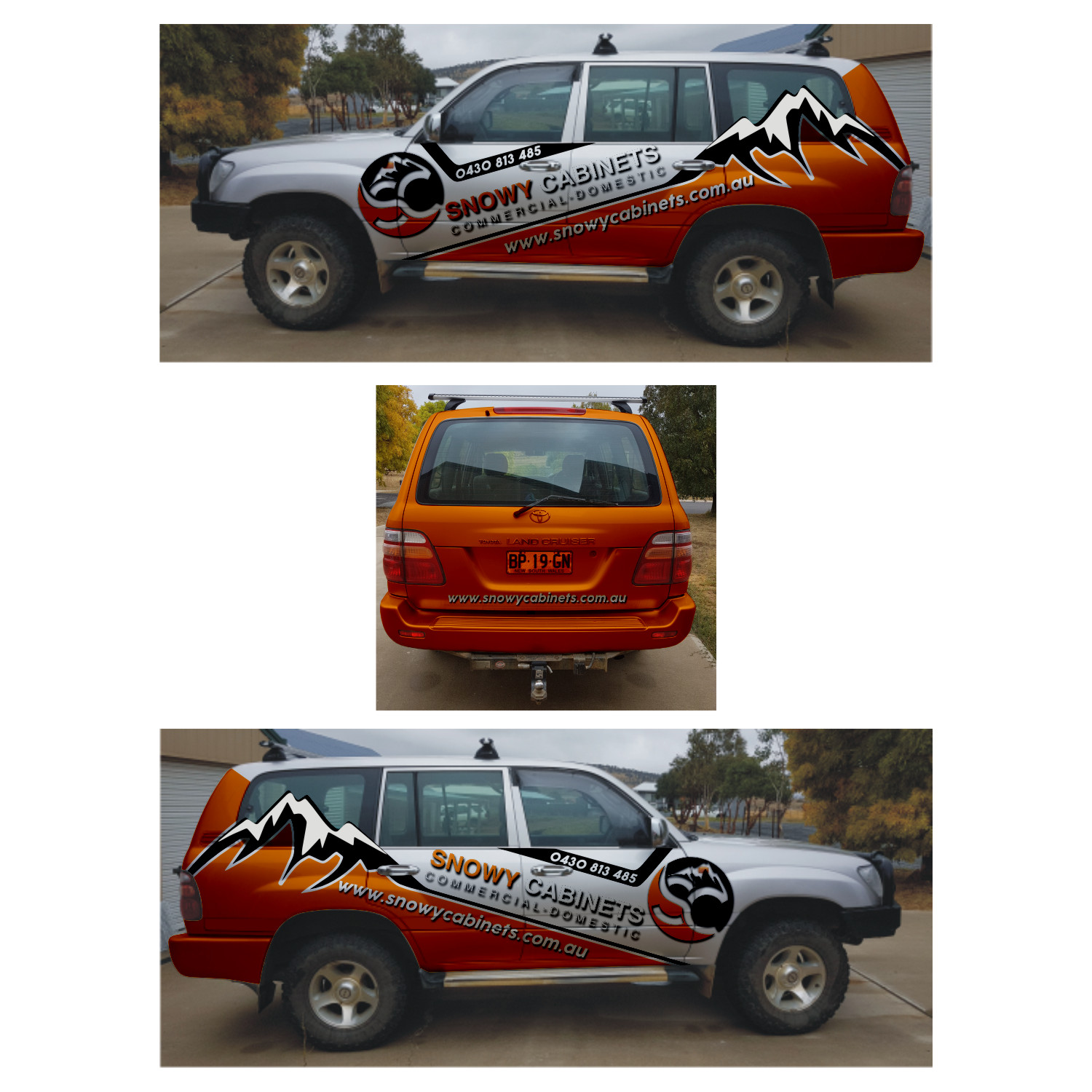 Car Wrap Design by DG+ for Snowy Cabinets | Design #17908804