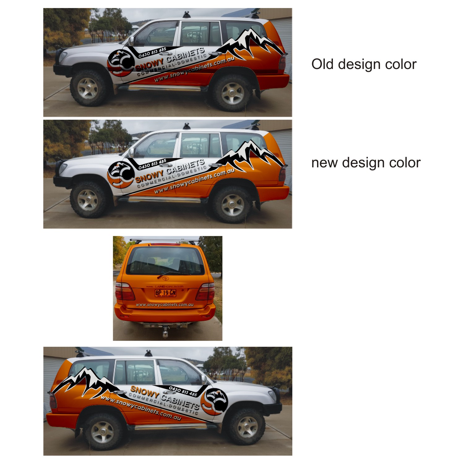 Car Wrap Design by DG+ for Snowy Cabinets | Design #17911612