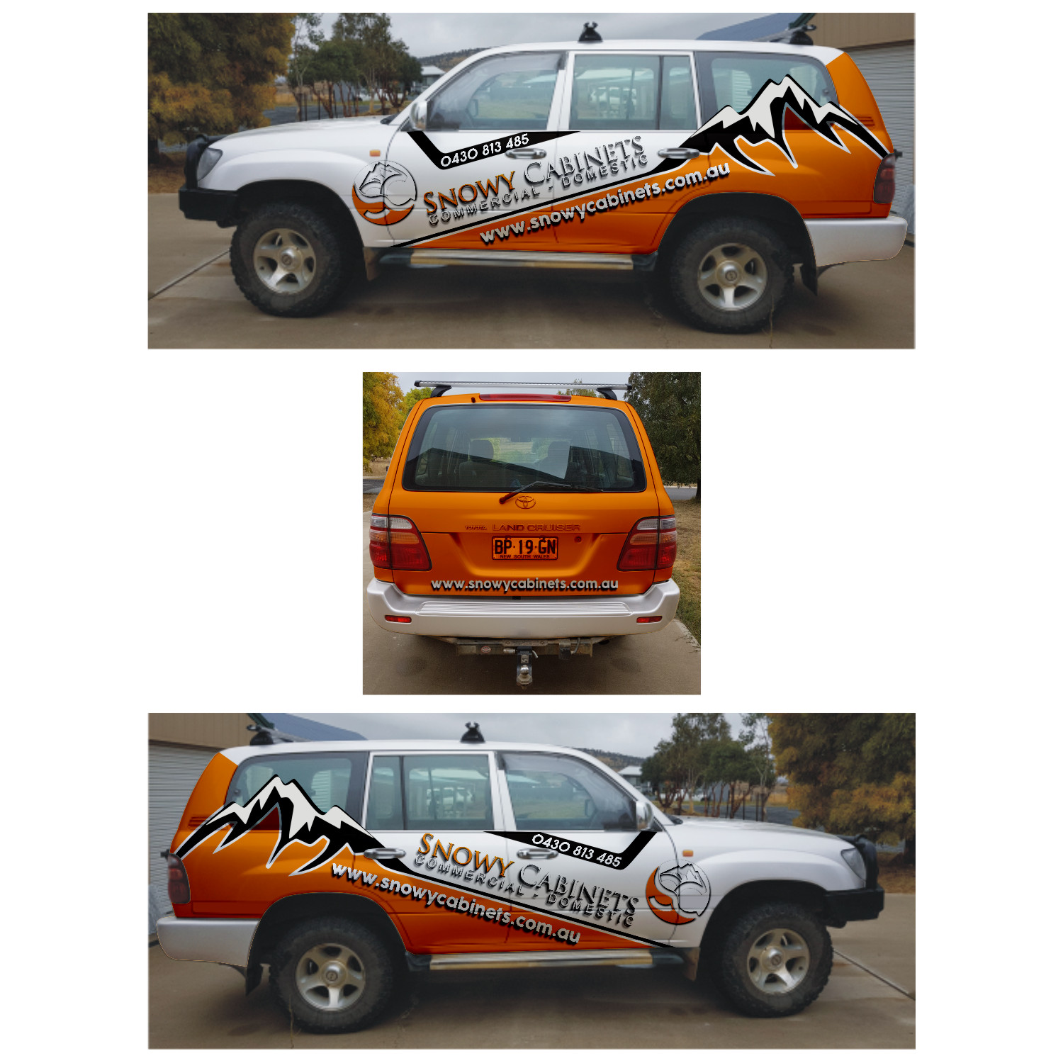 Car Wrap Design by DG+ for Snowy Cabinets | Design #17945933