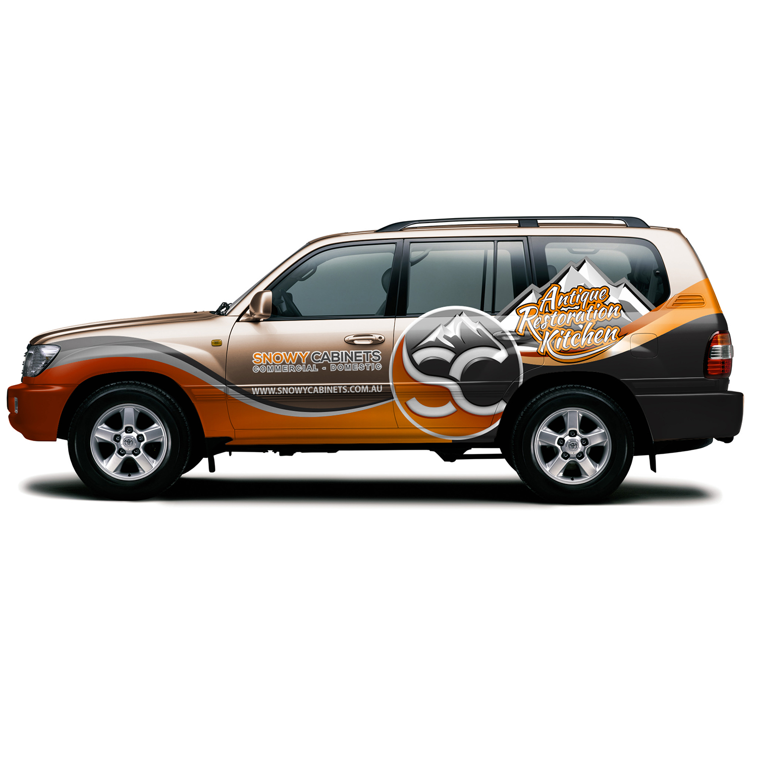 Car Wrap Design by Czeh for Snowy Cabinets | Design #17892814