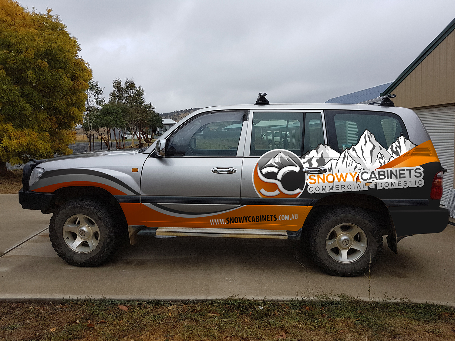 Car Wrap Design by Czeh for Snowy Cabinets | Design #17919168