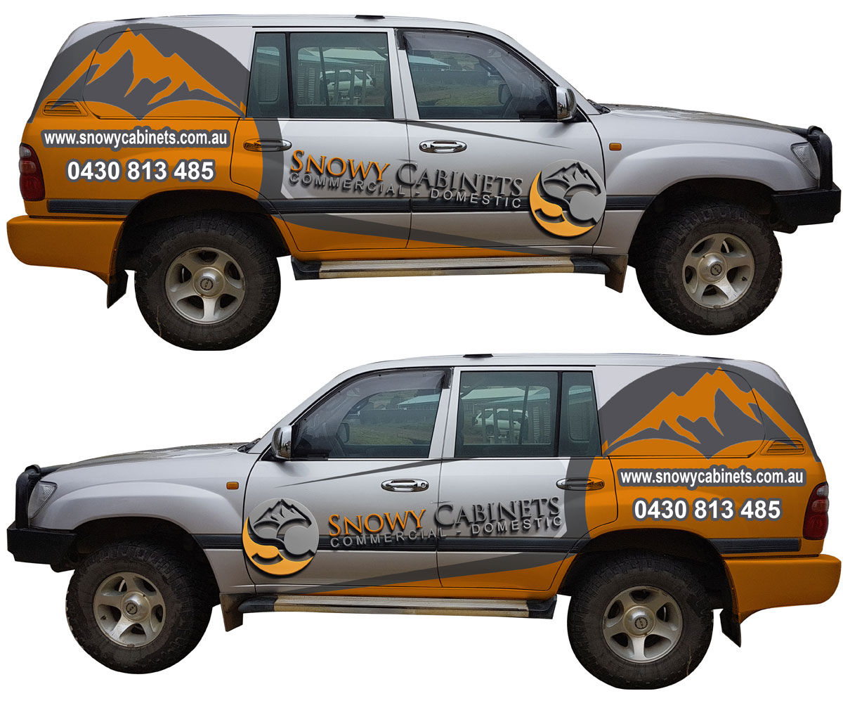 Car Wrap Design by The Faisal for Snowy Cabinets | Design #17917664