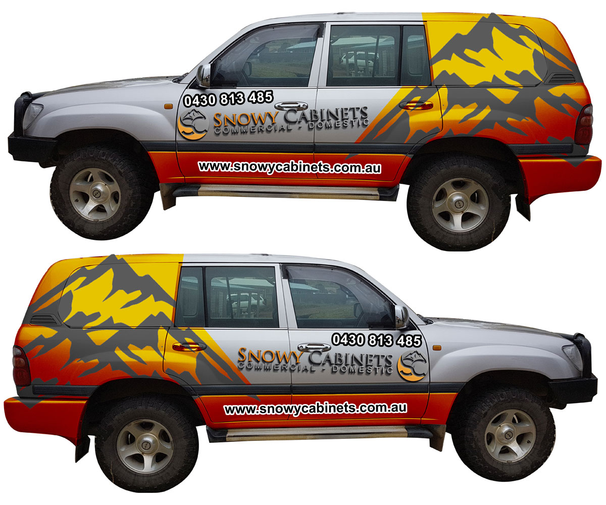 Car Wrap Design by The Faisal for Snowy Cabinets | Design #17938648