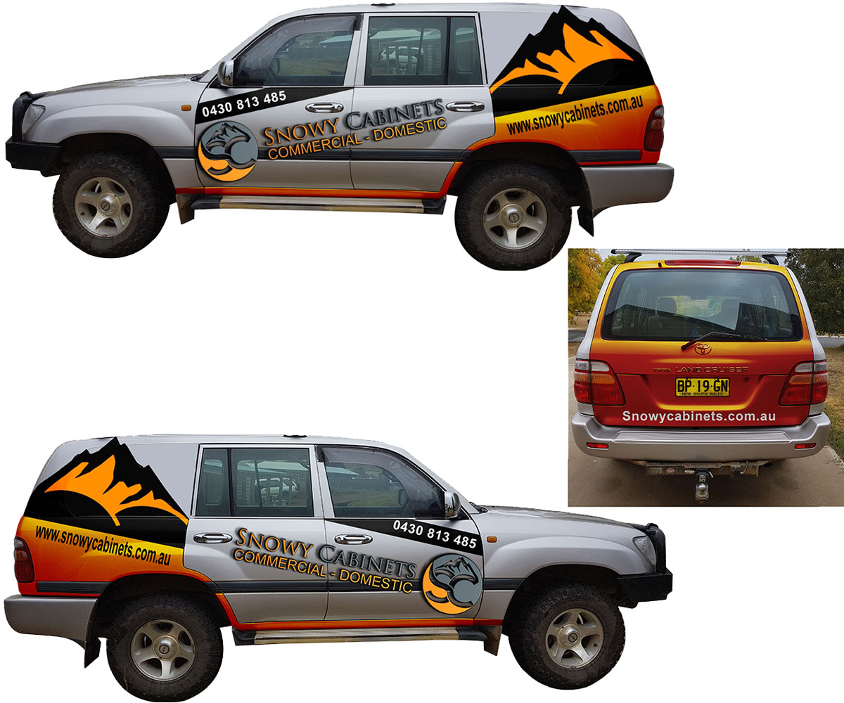 Car Wrap Design by The Faisal for Snowy Cabinets | Design #17978444