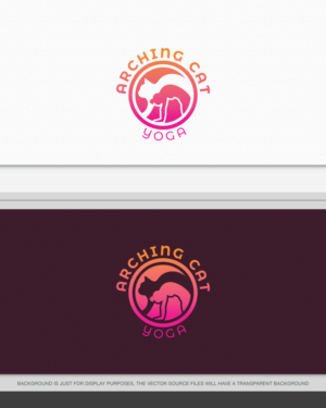 Arching Cat Yoga | Diseño de Logo por AD-X