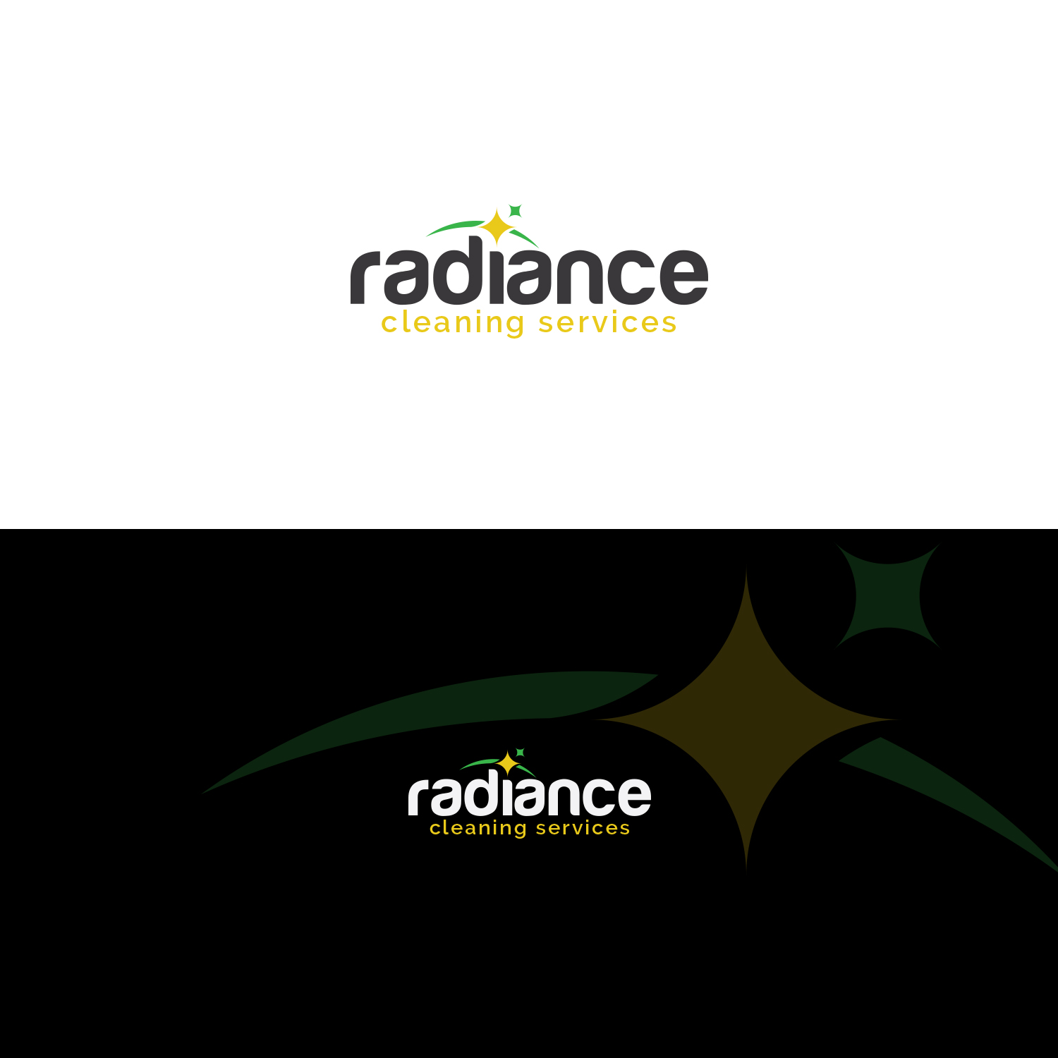 Logo Design by Maxo-Biz for Radiance Cleaning Services | Design #22779537