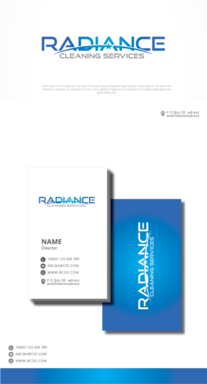 Logo Design by graphicevolution for Radiance Cleaning Services | Design: #22827485