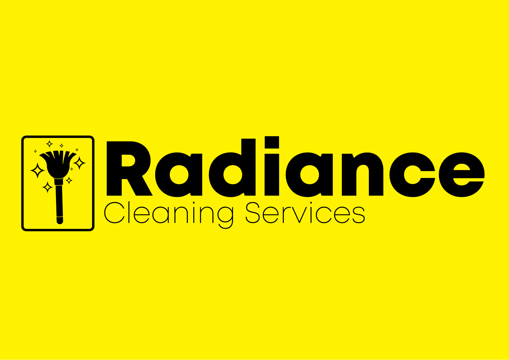 Elegant, Traditional Logo Design for Radiance Cleaning Services by