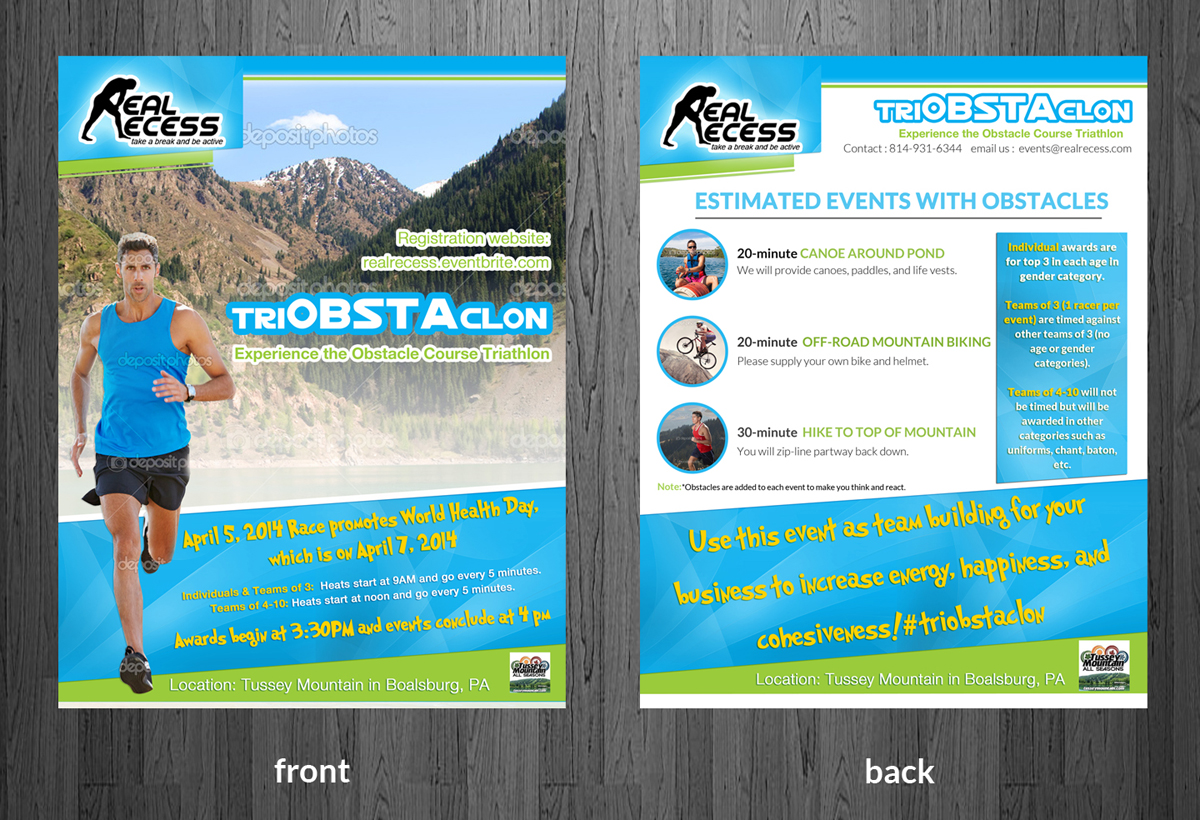 Flyer Design by ESolz Technologies for Real Recess | Design: #2806628