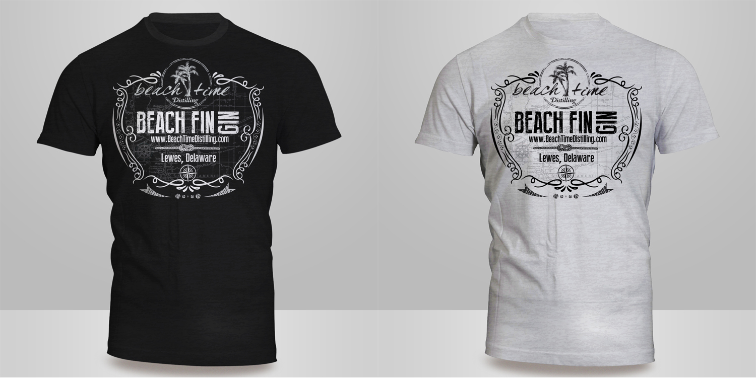T-shirt Design by Kero for  Beach Time Distilling | Design #17902282