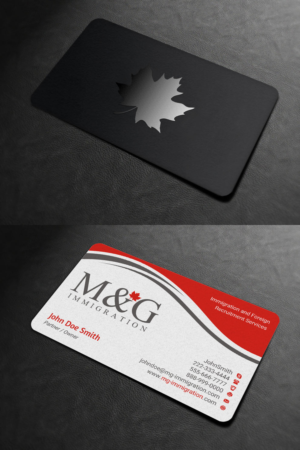 Design de Carte de Visite par INDIAN_Ashok pour M&G Immigration | Design : #17901465