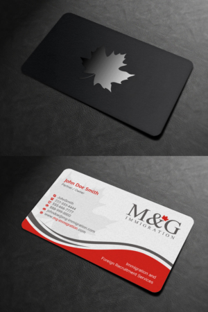 Design de Carte de Visite par INDIAN_Ashok pour M&G Immigration | Design : #17901466