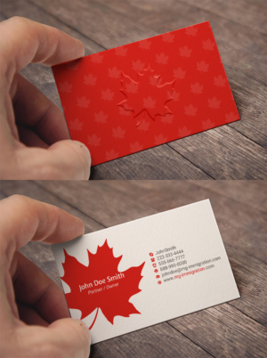 Design de Carte de Visite par INDIAN_Ashok pour M&G Immigration | Design : #17901473