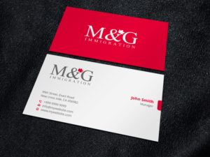 Business card design for immigration consulting business  | Business Card Design by Xpert