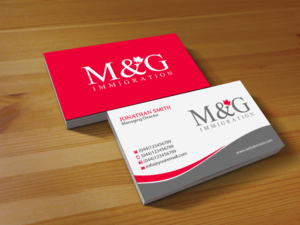Business Card Design by Creations Box 2015 for M&G Immigration | Design: #17909051