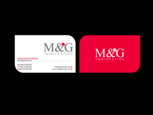 Business Card Design by Creations Box 2015 for M&G Immigration | Design: #17909053