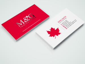 Business Card Design by chandrayaan.creative for M&G Immigration | Design: #17903033