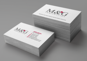 Business Card Design by chandrayaan.creative for M&G Immigration | Design: #17906094
