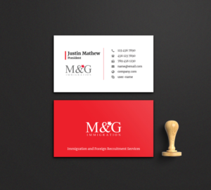 Business Card Design by sakkhor for M&G Immigration | Design: #17907877
