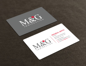 Business Card Design by Tripti Ranjan Gain for M&G Immigration | Design: #17902377