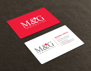 Business Card Design by Tripti Ranjan Gain for M&G Immigration | Design: #17902378