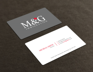 Business Card Design by Tripti Ranjan Gain for M&G Immigration | Design: #17907159