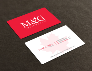 Visitenkarten-Design von Tripti Ranjan Gain für M&G Immigration | Design: #17907161