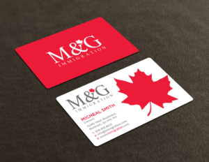 Visitenkarten-Design von Tripti Ranjan Gain für M&G Immigration | Design: #17907173