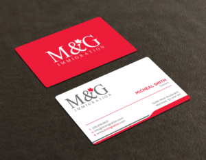 Visitenkarten-Design von Tripti Ranjan Gain für M&G Immigration | Design: #17907181