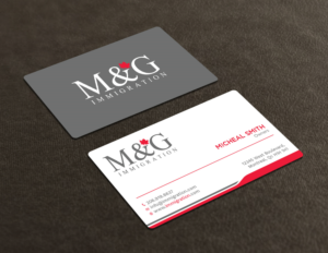 Visitenkarten-Design von Tripti Ranjan Gain für M&G Immigration | Design: #17907182